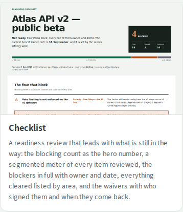 checklist live card 390px
